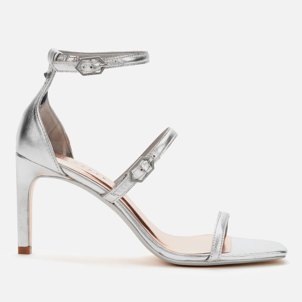silver ted baker heels