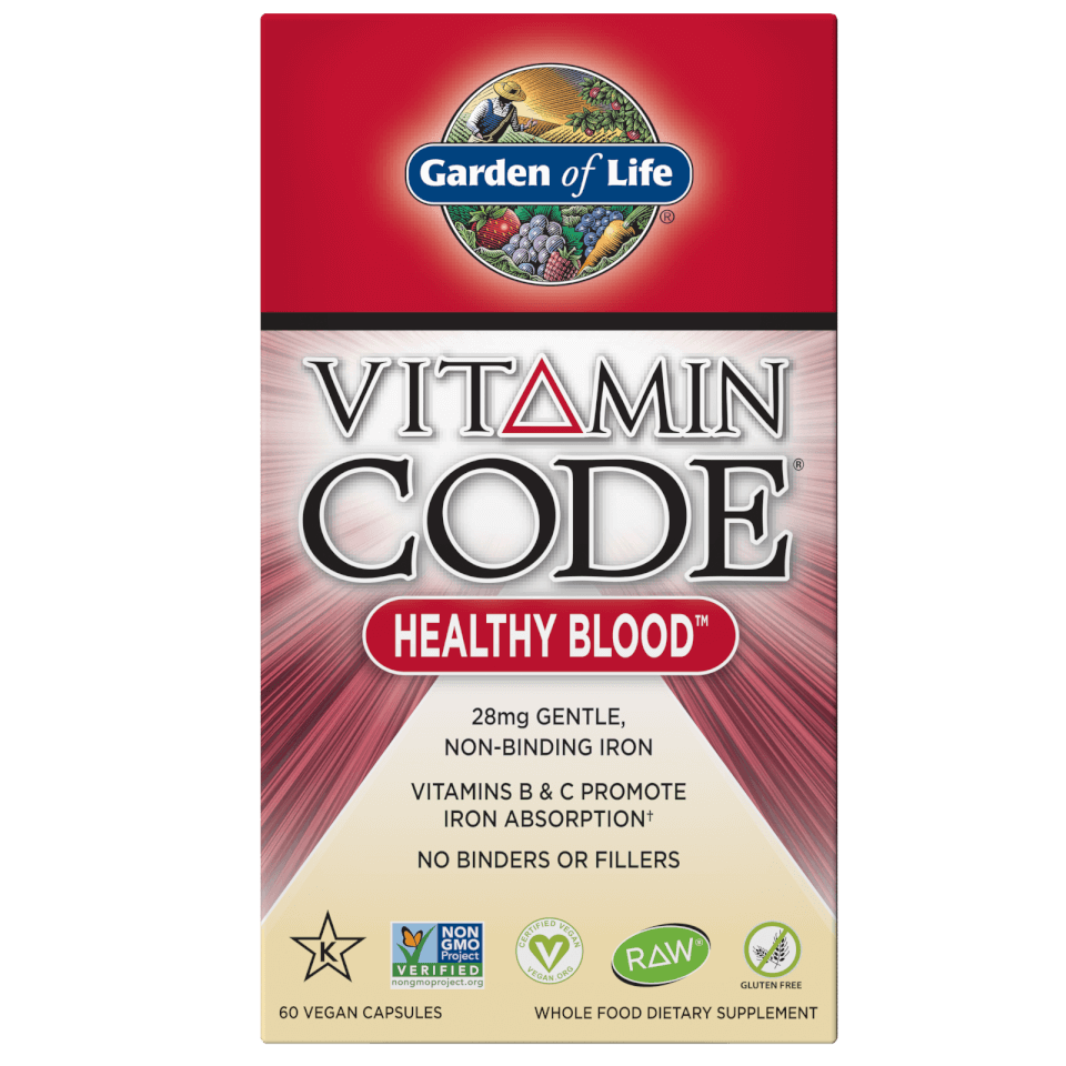 Vitamin Code Healthy Blood 60 Capsules Garden of Life UK