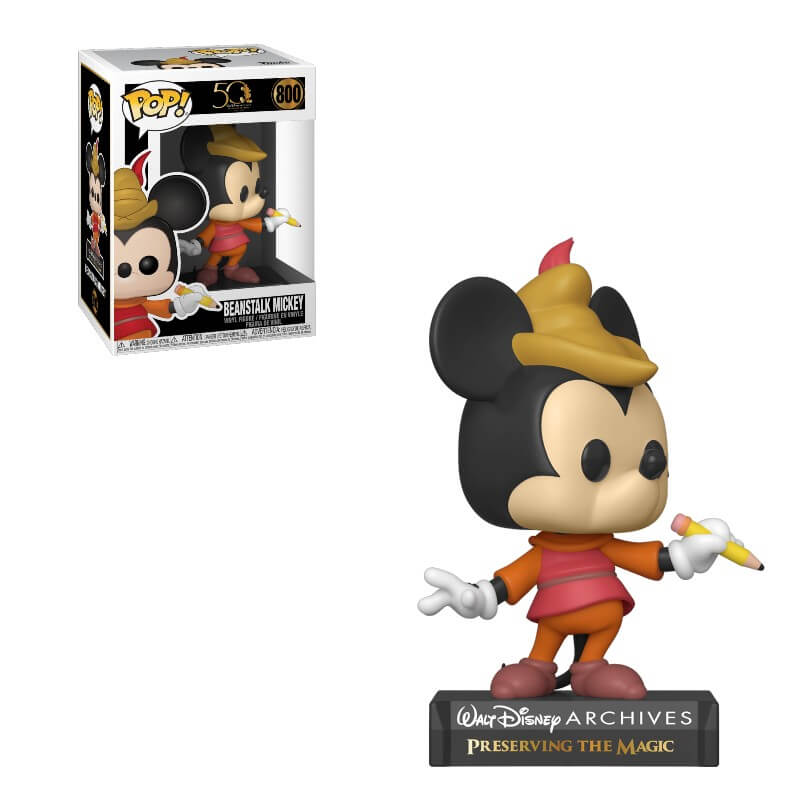 Disney Archives Beanstalk Mickey Mouse Funko Pop Vinyl Pop In A