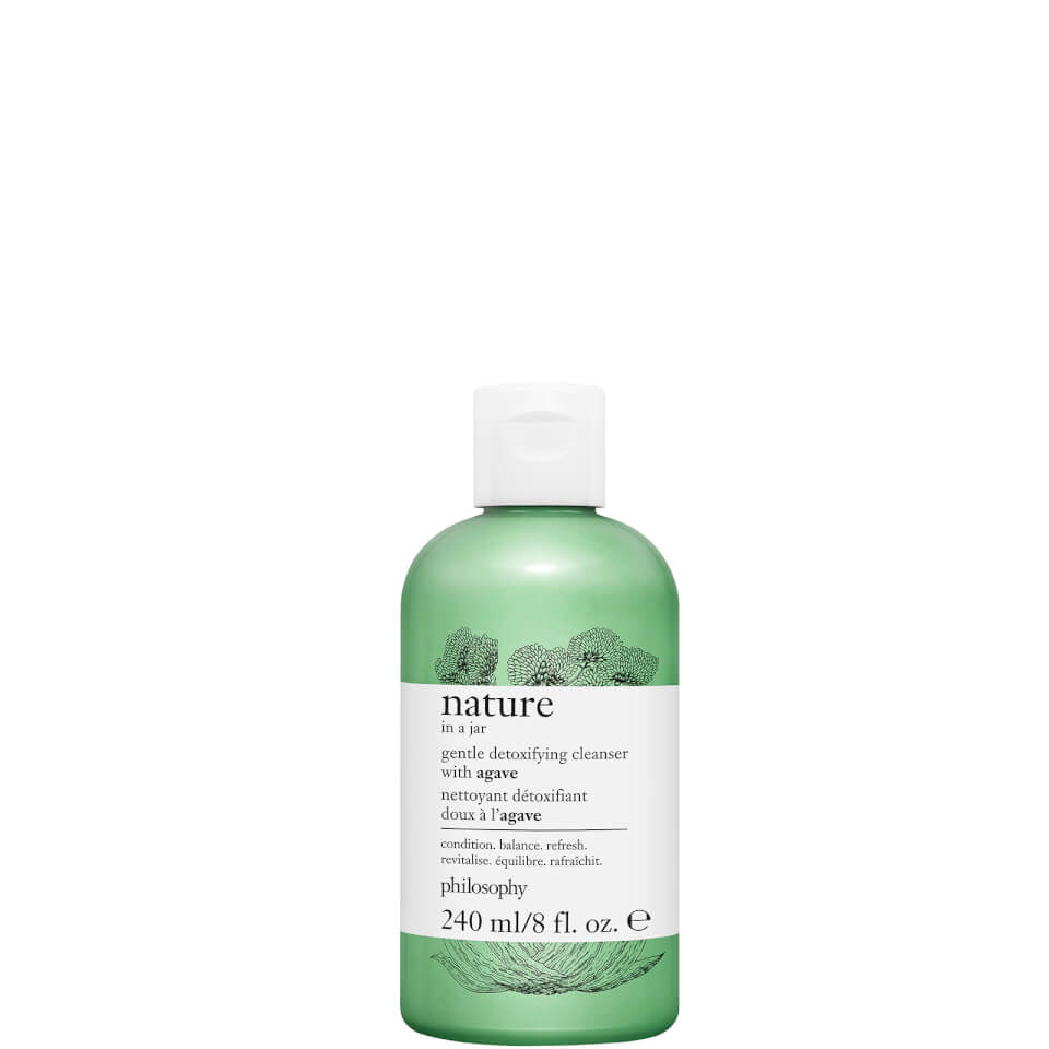 philosophy nature in a jar gentle detoxifying cleanser with agave