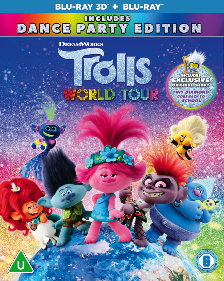 Trolls World Tour 3d Includes 2d Blu Ray Blu Ray Zavvi Us