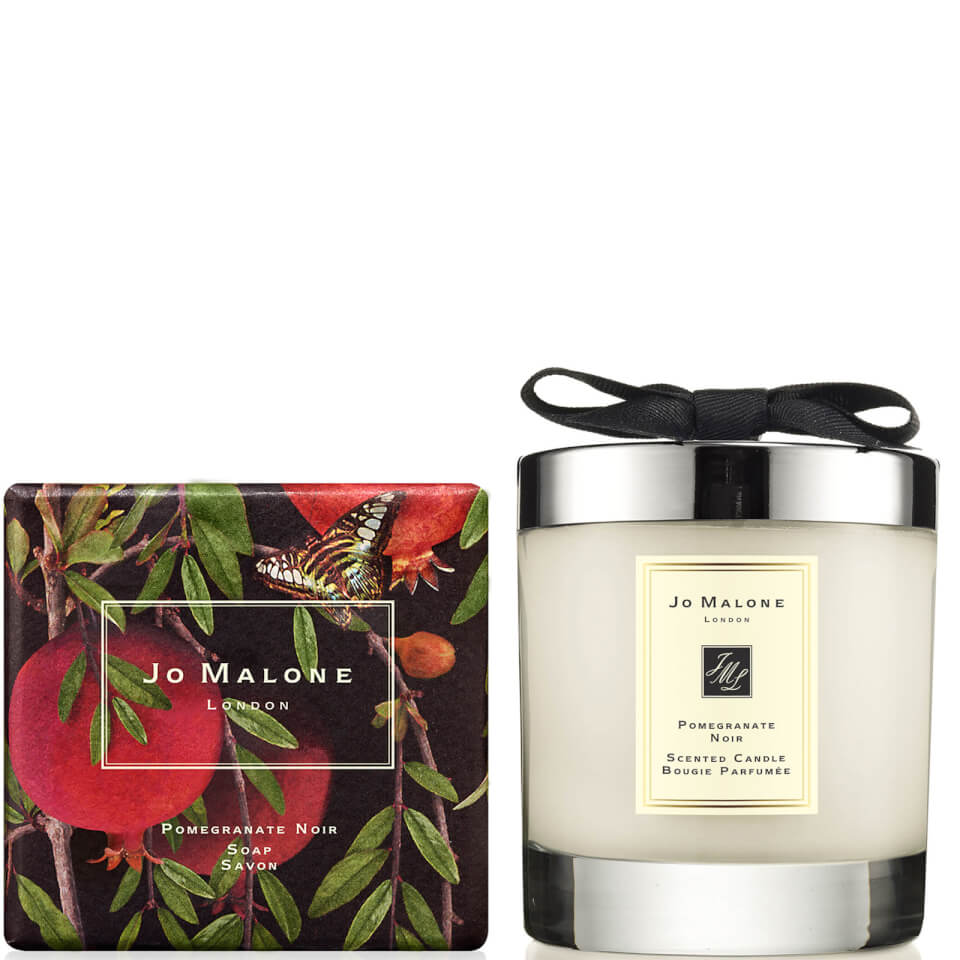 Jo Malone London Pomegranate Noir Soap and Candle Bundle LOOKFANTASTIC