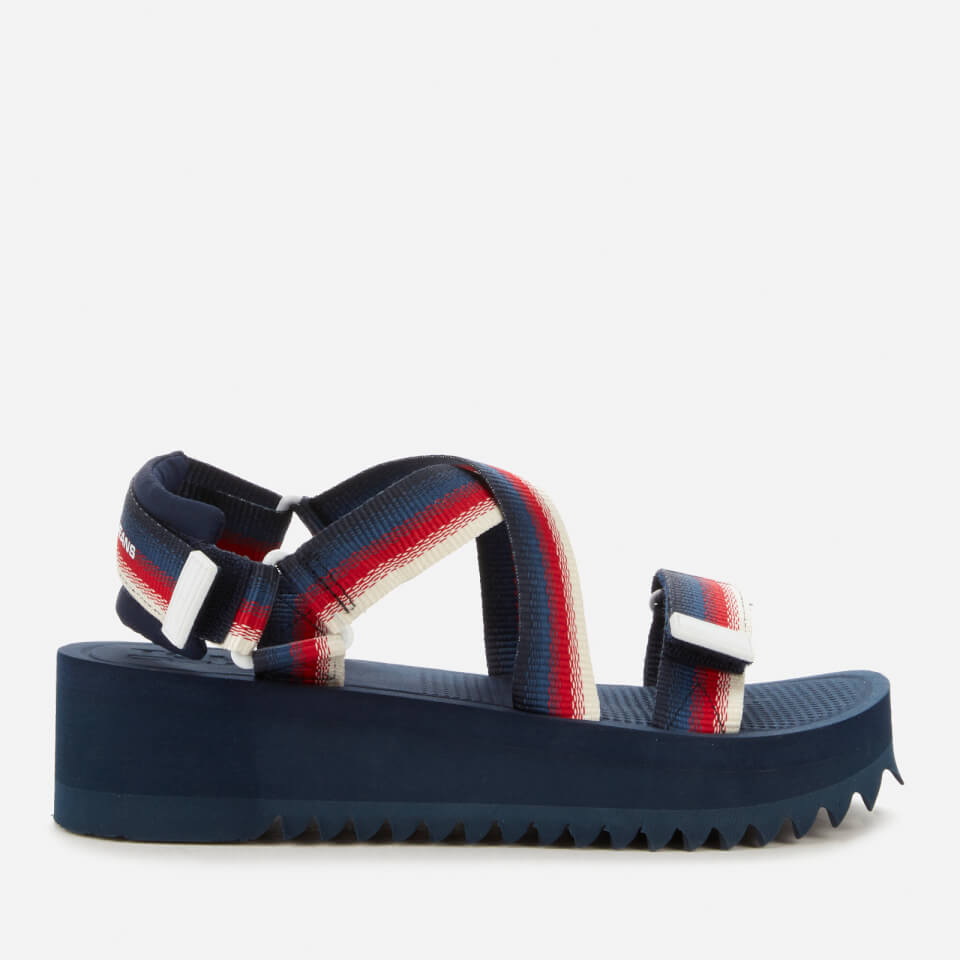 tommy jeans flatform sandals