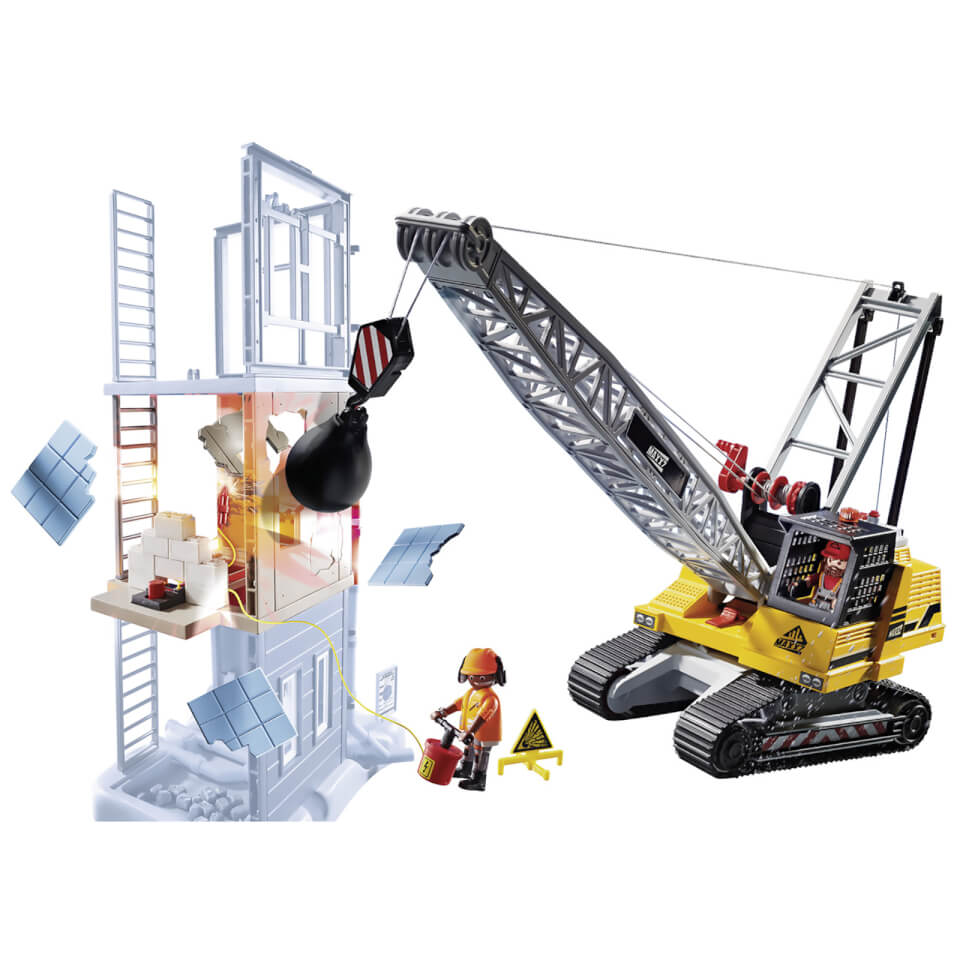 Playmobil City Action Demolition Crane 70442 Toys Zavvi Australia playmobil-city-action-demolition-crane-70442-toys-zavvi-australia