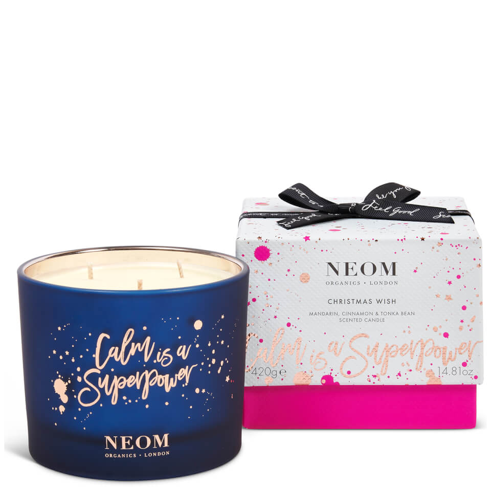 Neom Christmas Wish 3 Wick Candle 420g Lookfantastic