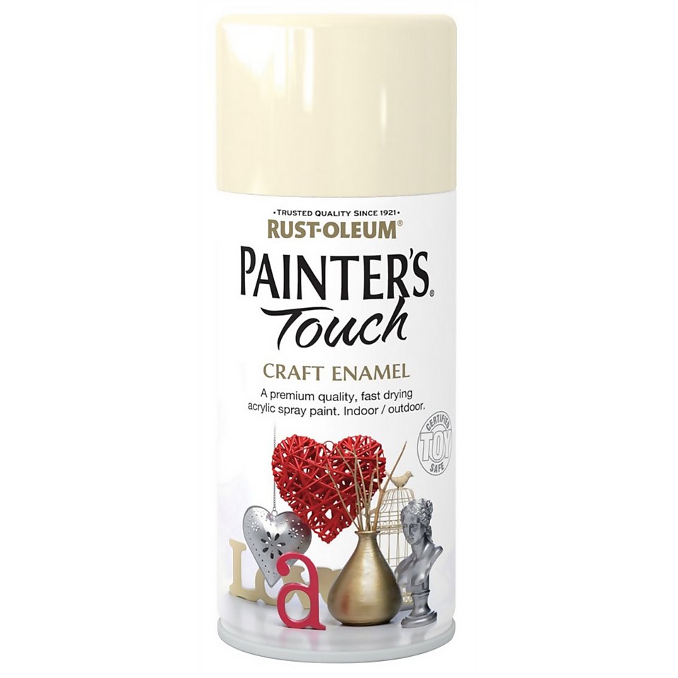 Rust-Oleum Painters Touch - Craft Enamel Spray Paint Heirloom White