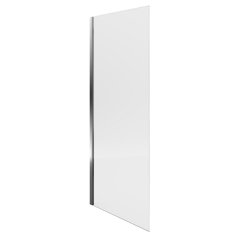 Mondella Shower Enclosure Side Panel 800mm Silver Homebase