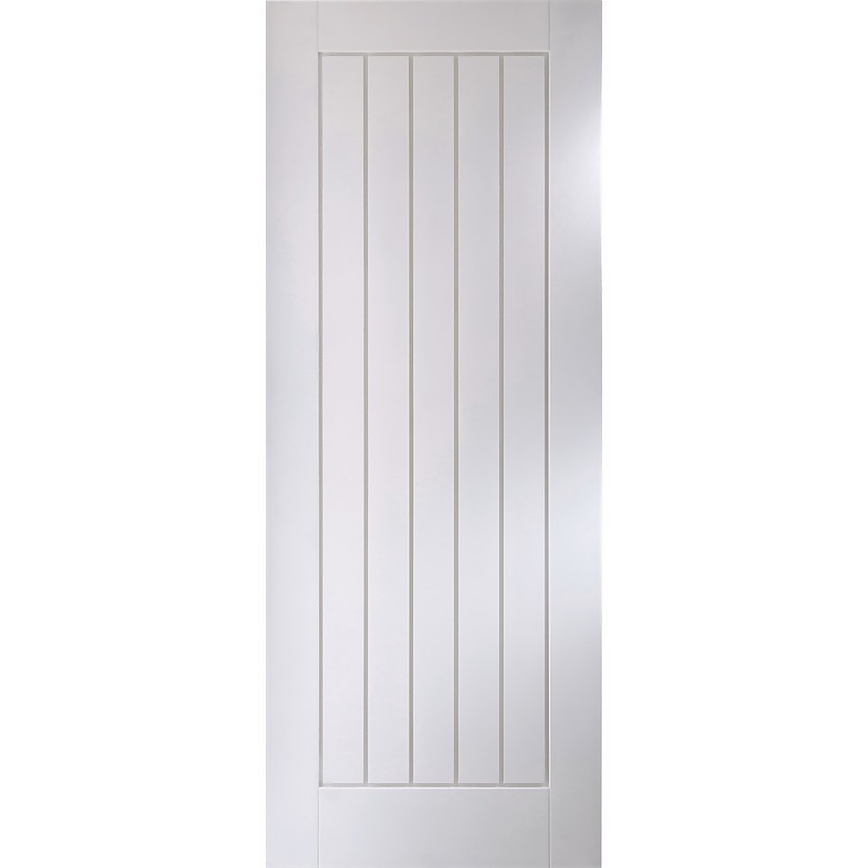 Cottage White Primed Interior Door 1981 x 762mm Homebase