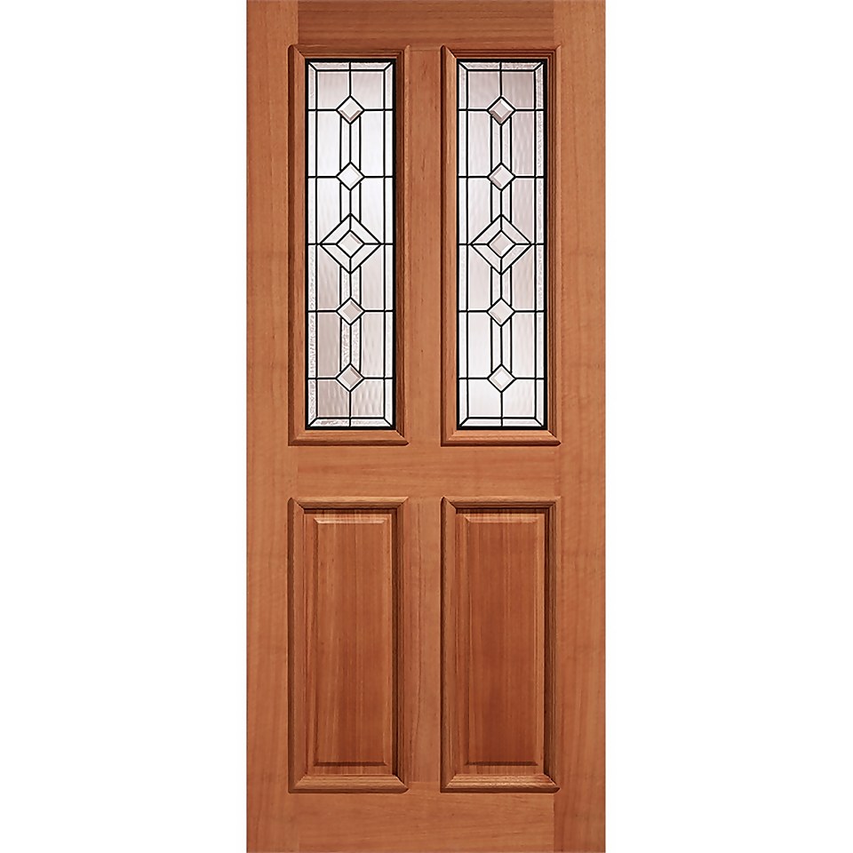 Derby Hardwood Glazed Exterior Door 1981 x 762 x 44 Homebase