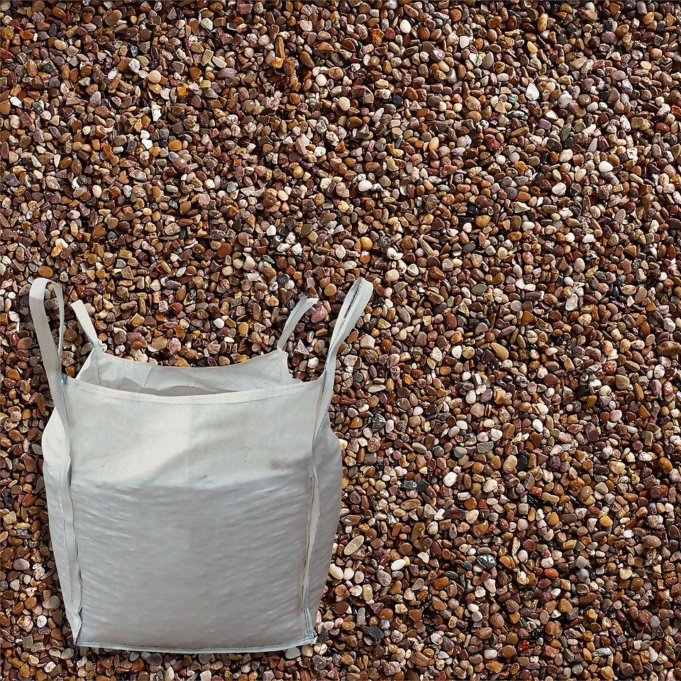 Horticultural Washed Gravel Bulk Bag 750 kg Homebase