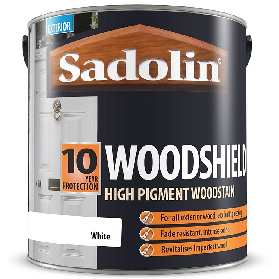 Sadolin Woodshield White 2.5L Homebase