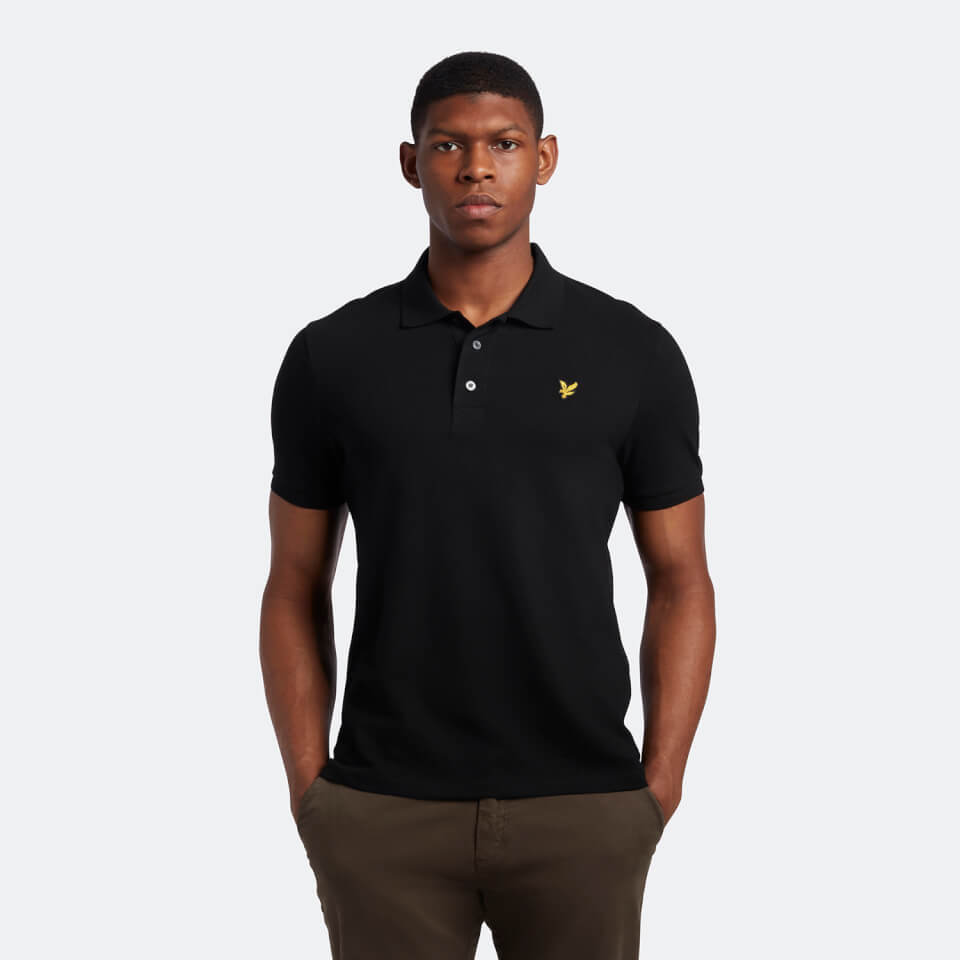 lyle and scott burgundy polo