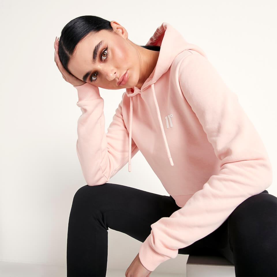 11 degrees pink hoodie