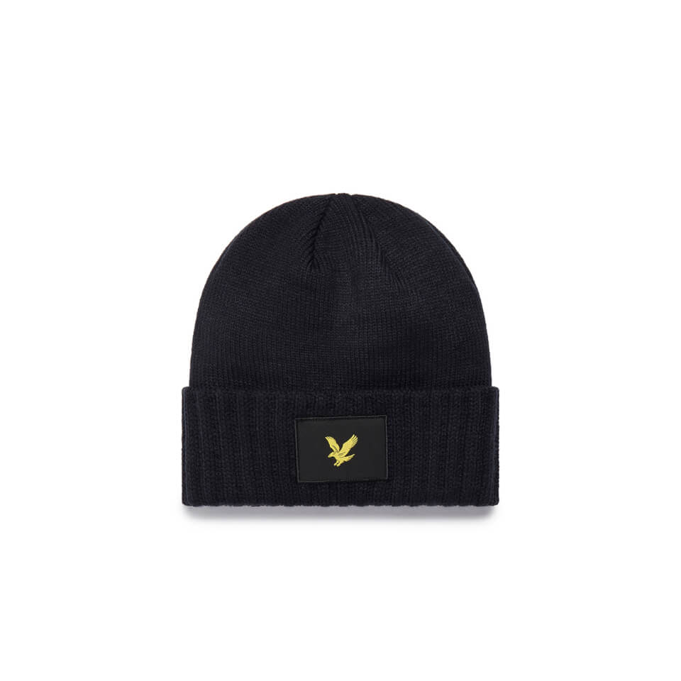 Dark Navy Fisherman Beanie | Lyle 
