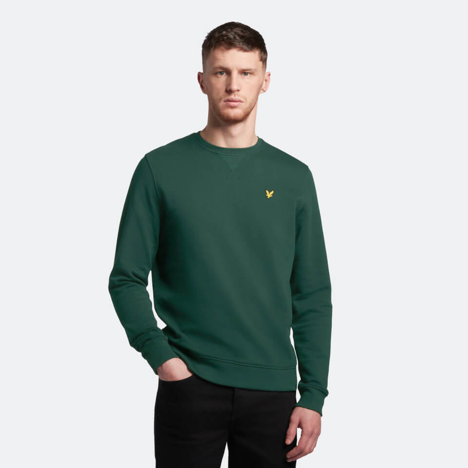 green crew neck