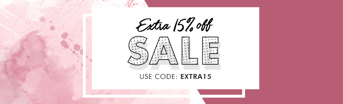 Extra 15% off Sale