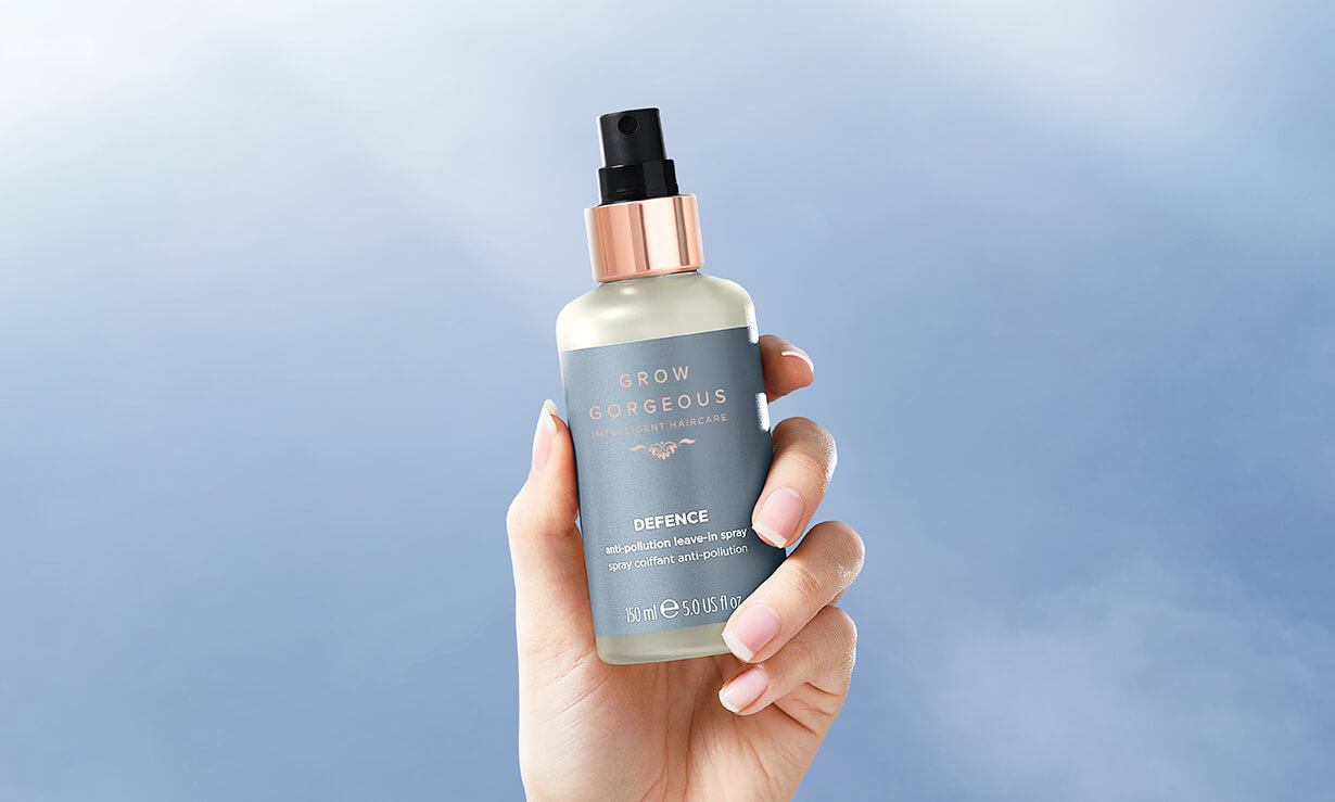 Spray protector solar para el cabello