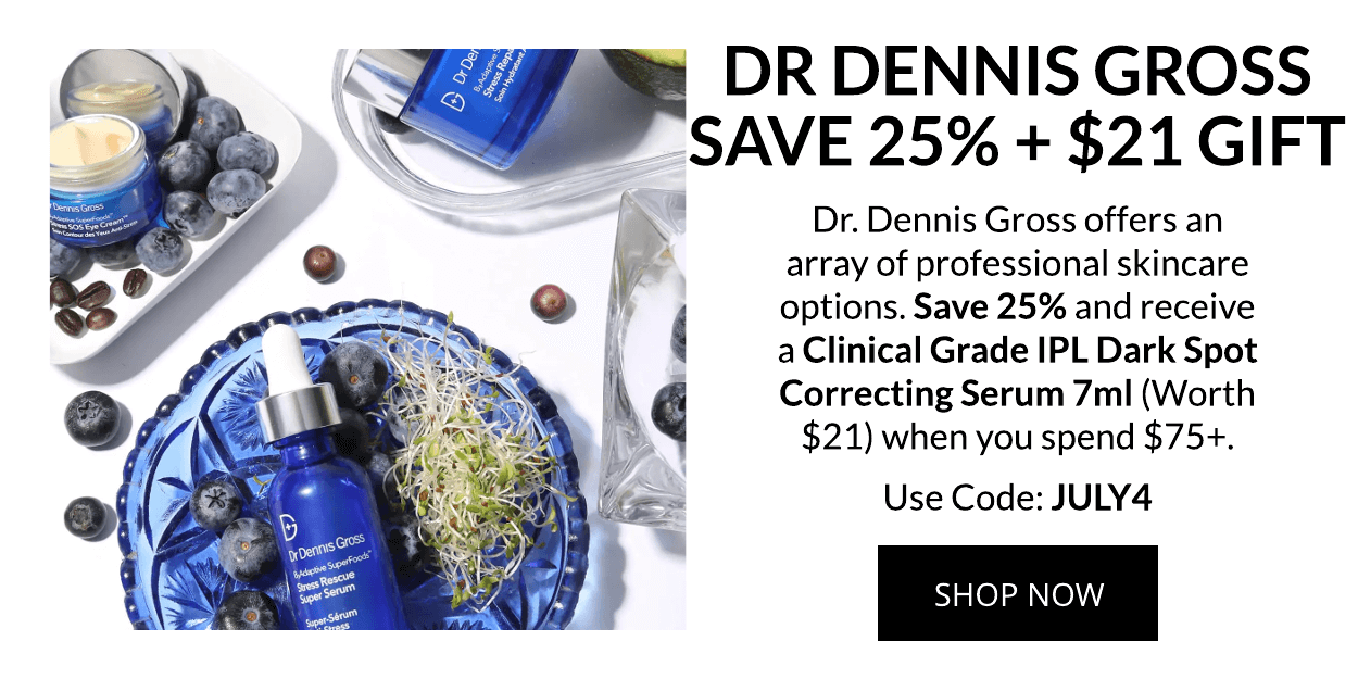 SAVE 20% DR DENNIS GROSS + $21 GIFT