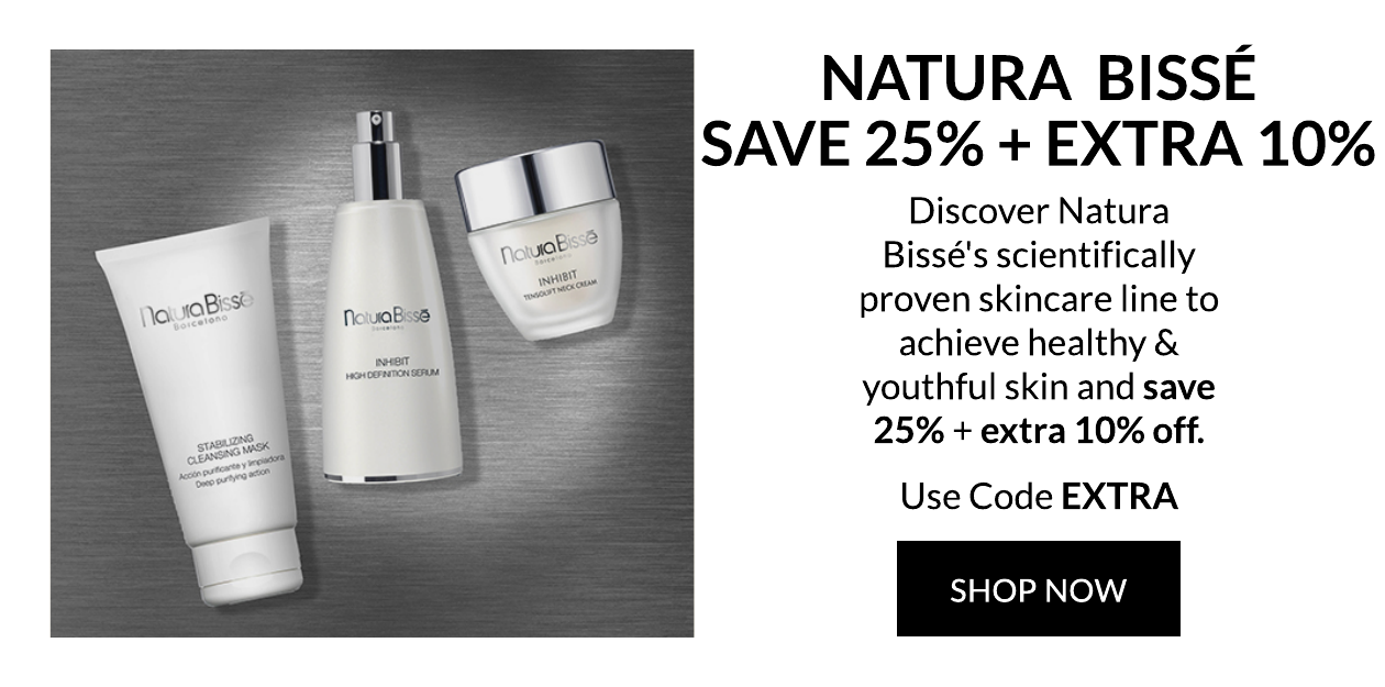 Save 25% + extra 10% on Natura Bisse