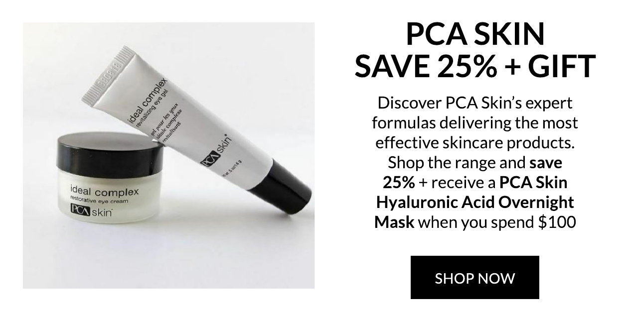 Save 25% on PCA Skin + Gift
