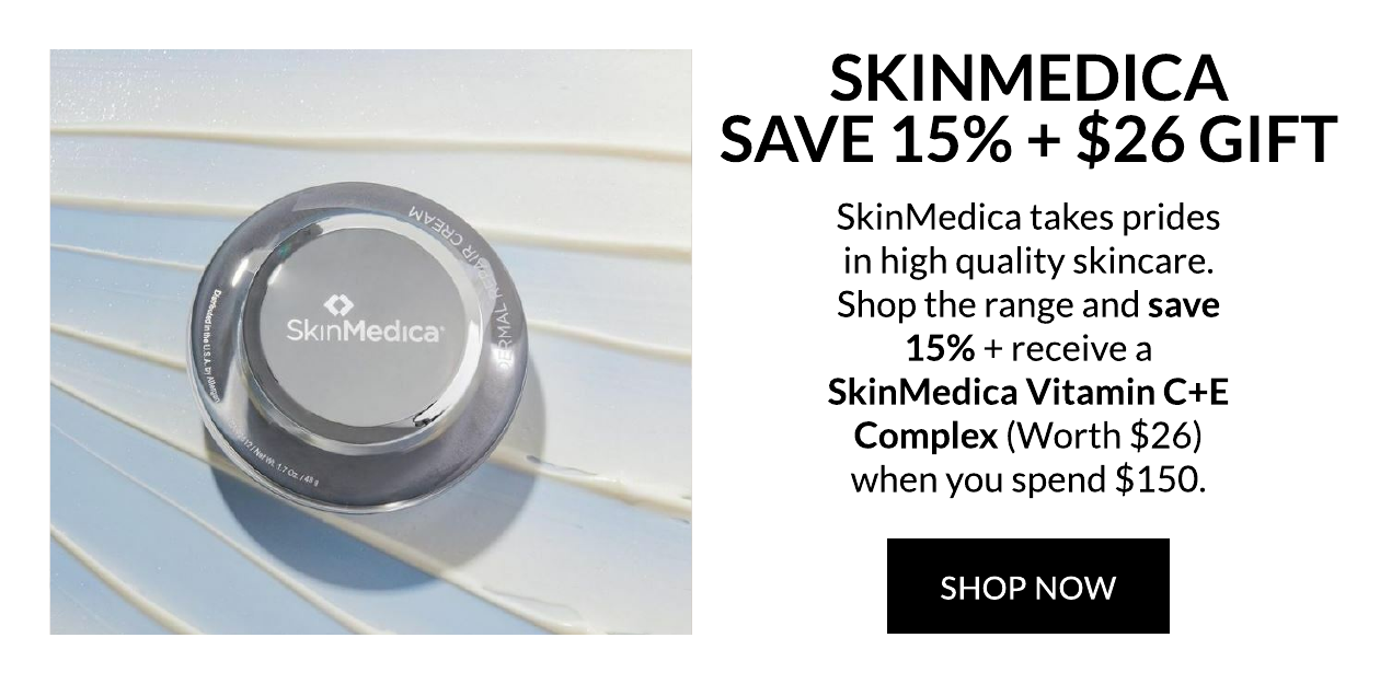 Save 15% on $26 Gift on SkinMedica