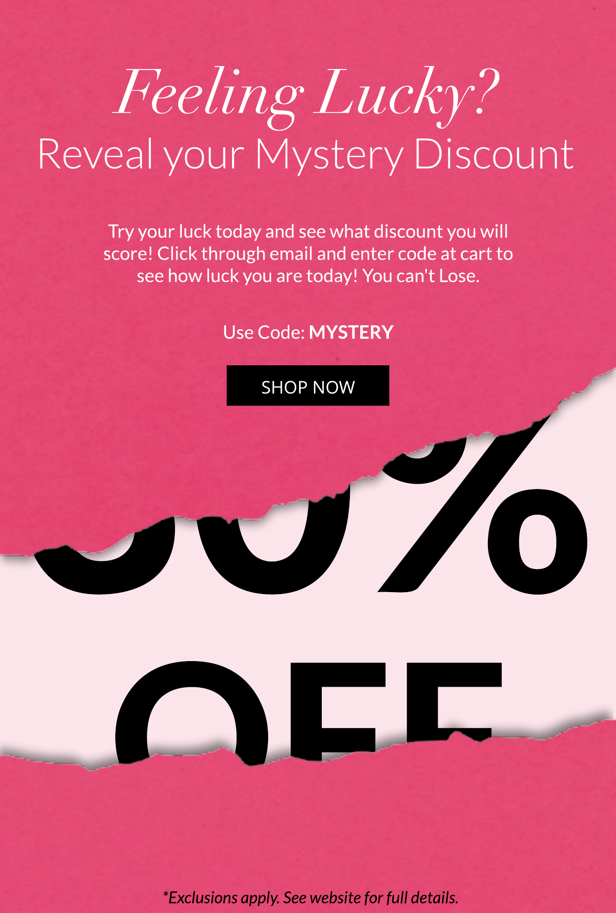 Mystery Discount
