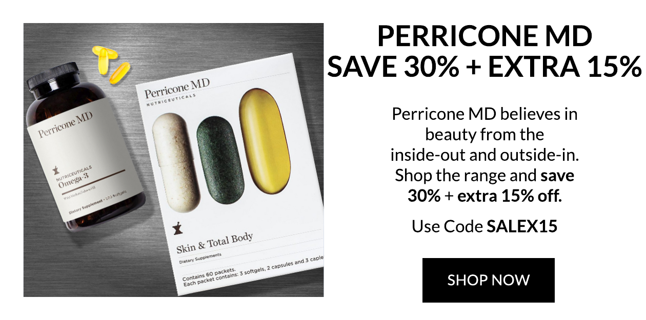 save 30% + extra 15% on Perricone MD