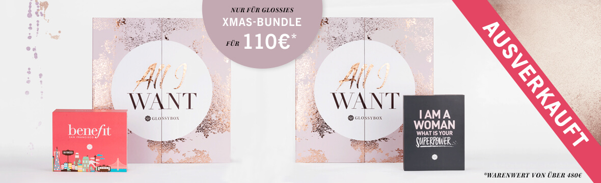 Die GLOSSYTwo Bundle exklusiv für GLOSSYBOX Abonnentinen