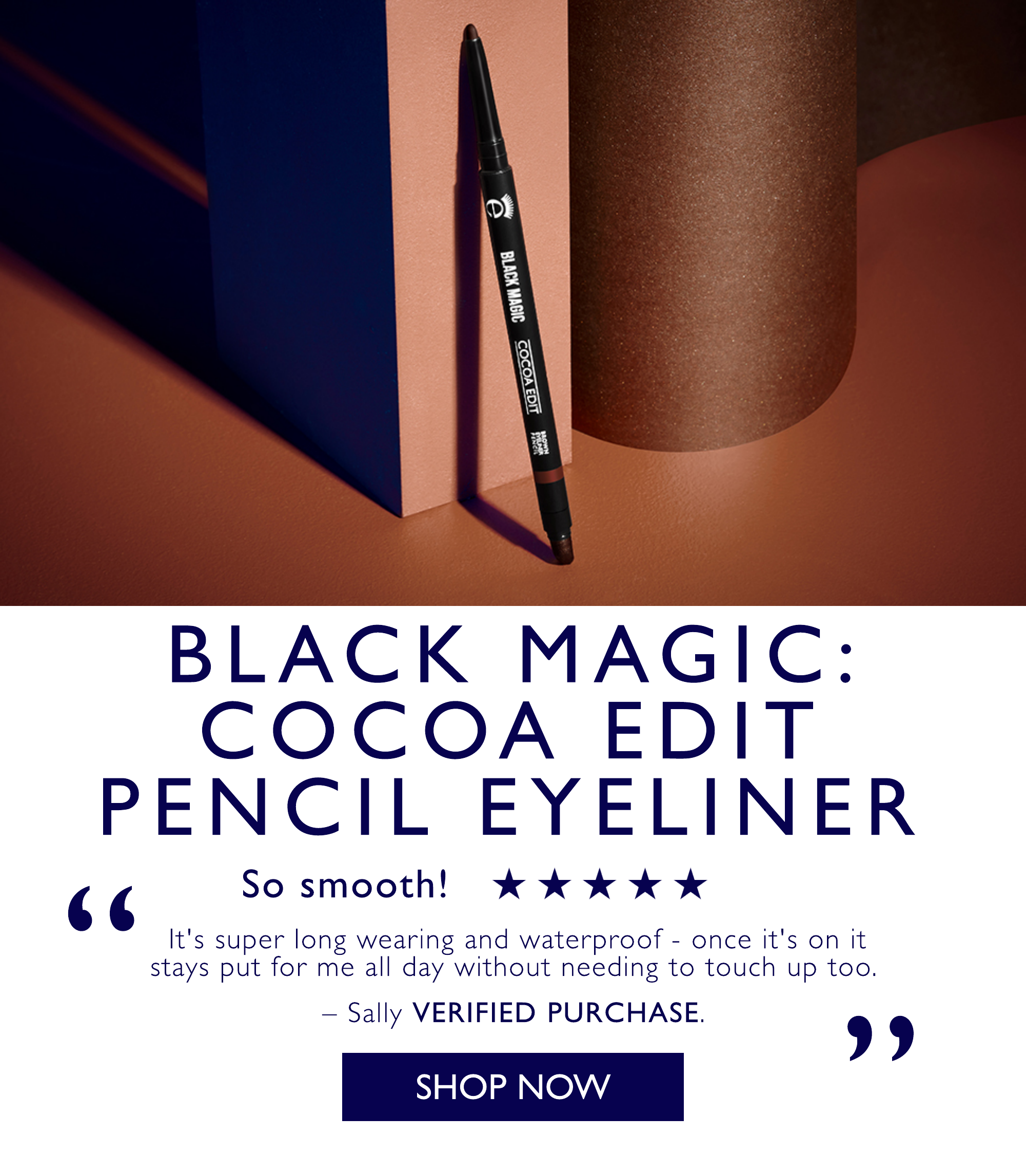 Black Magic Cocoa Edit Eyeliner- So smooth. Click to shop now