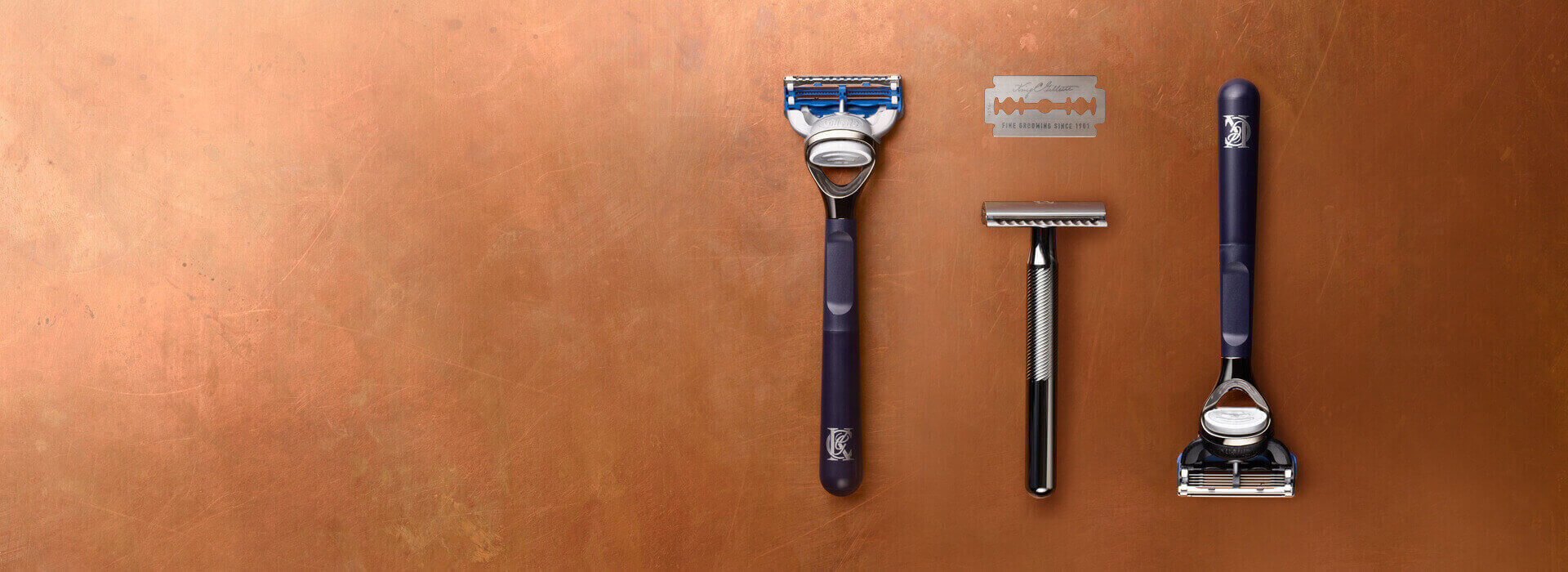 King C. Gillette Double Edge Razor, Neck Razor and Shave and Edging Razor | Gillette UK