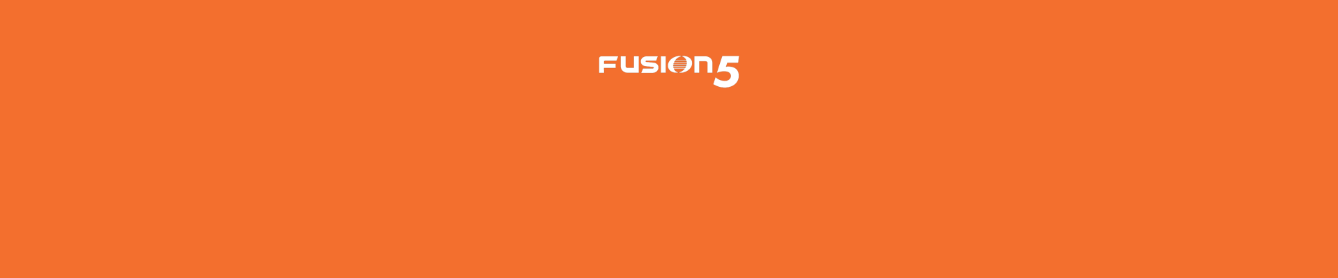 Fusion5 text on orange background | Gillette UK