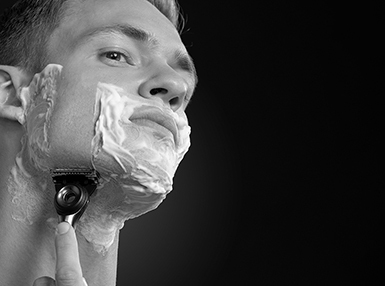 Man Shaving with the Exfoliating Razor Blades | Gillette Labs UK