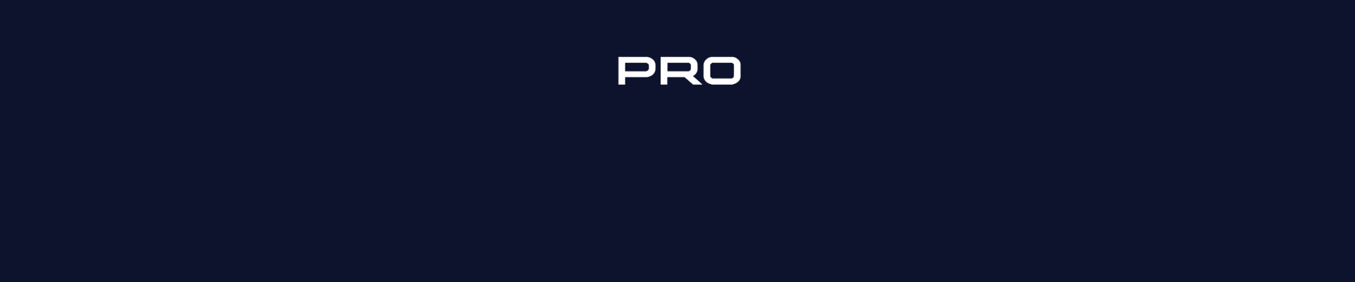 Dark blue banner with 'Pro' text | Gillette UK