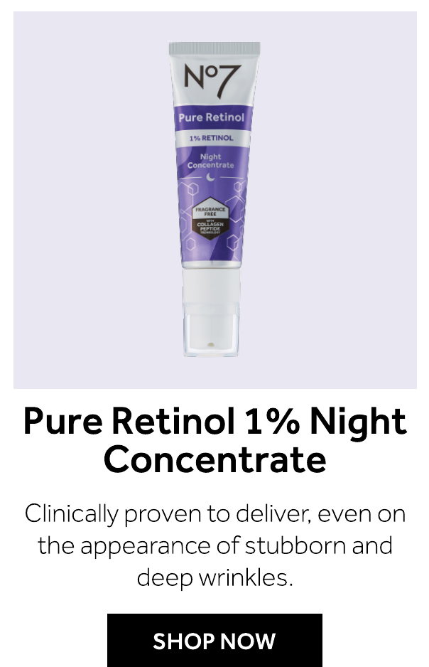 No7 Pure Retinol 1% Night Concentrate