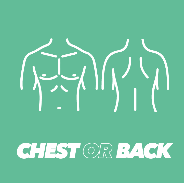 chest or back
