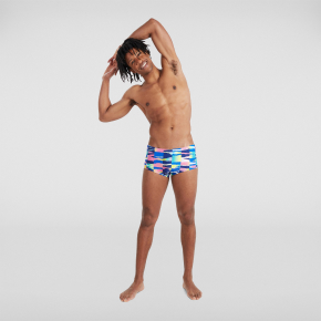 Men's Rainbow Ripple 17cm Brief White/Blue