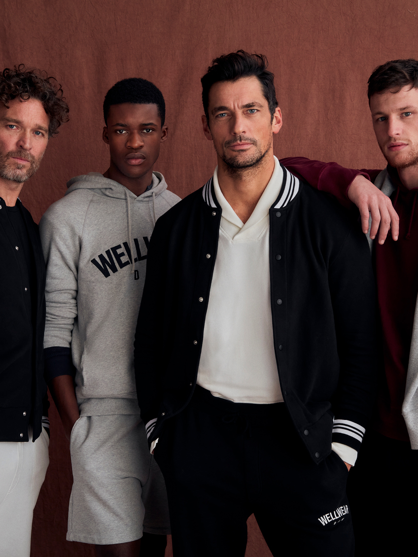 models wearing team wellwear collection