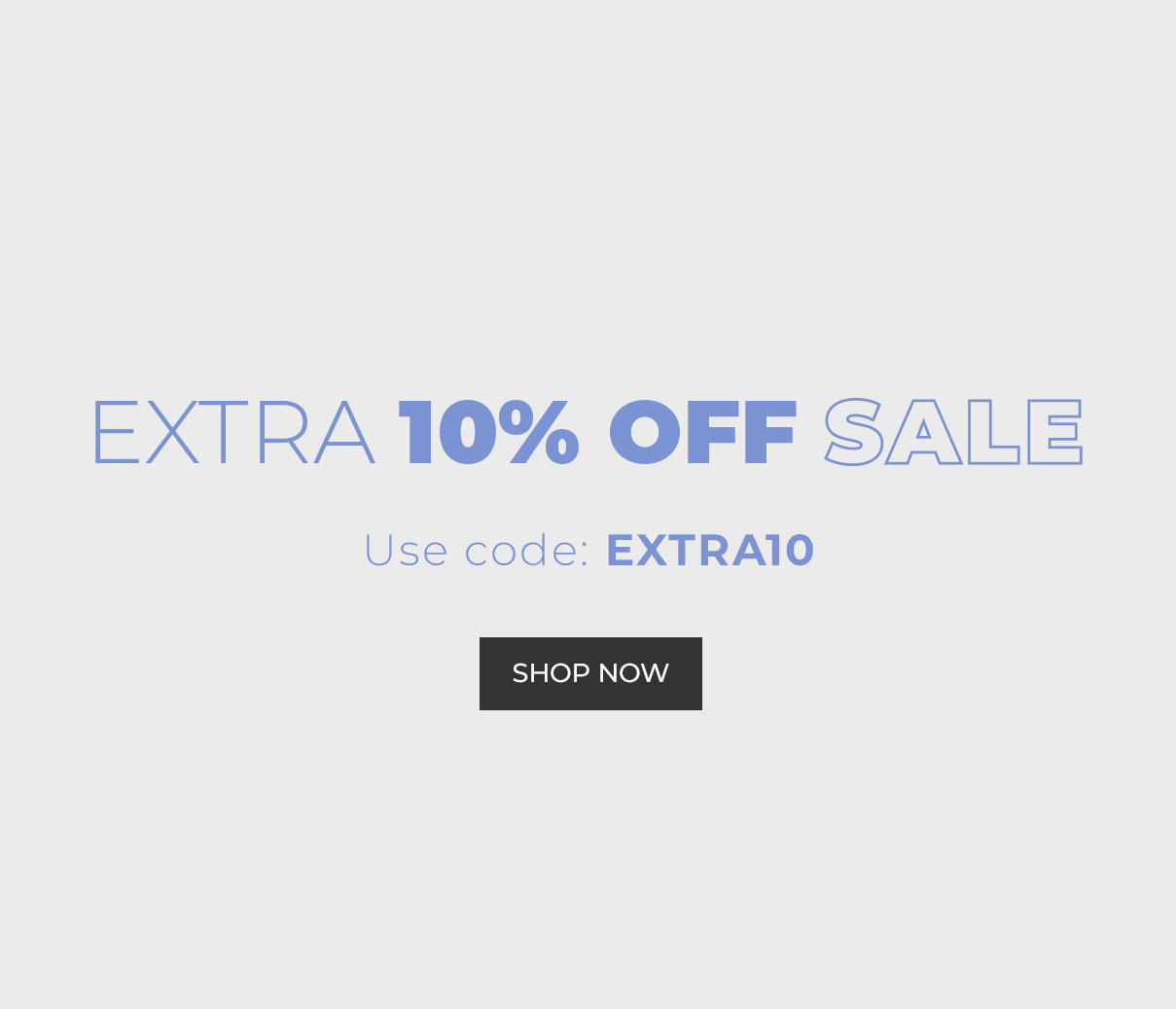 Extra 10% off sale
