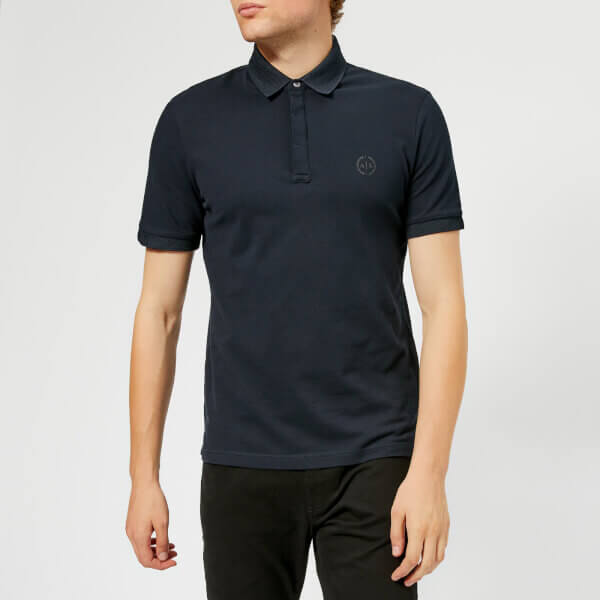 Waffle Collar Slim Polo Shirt