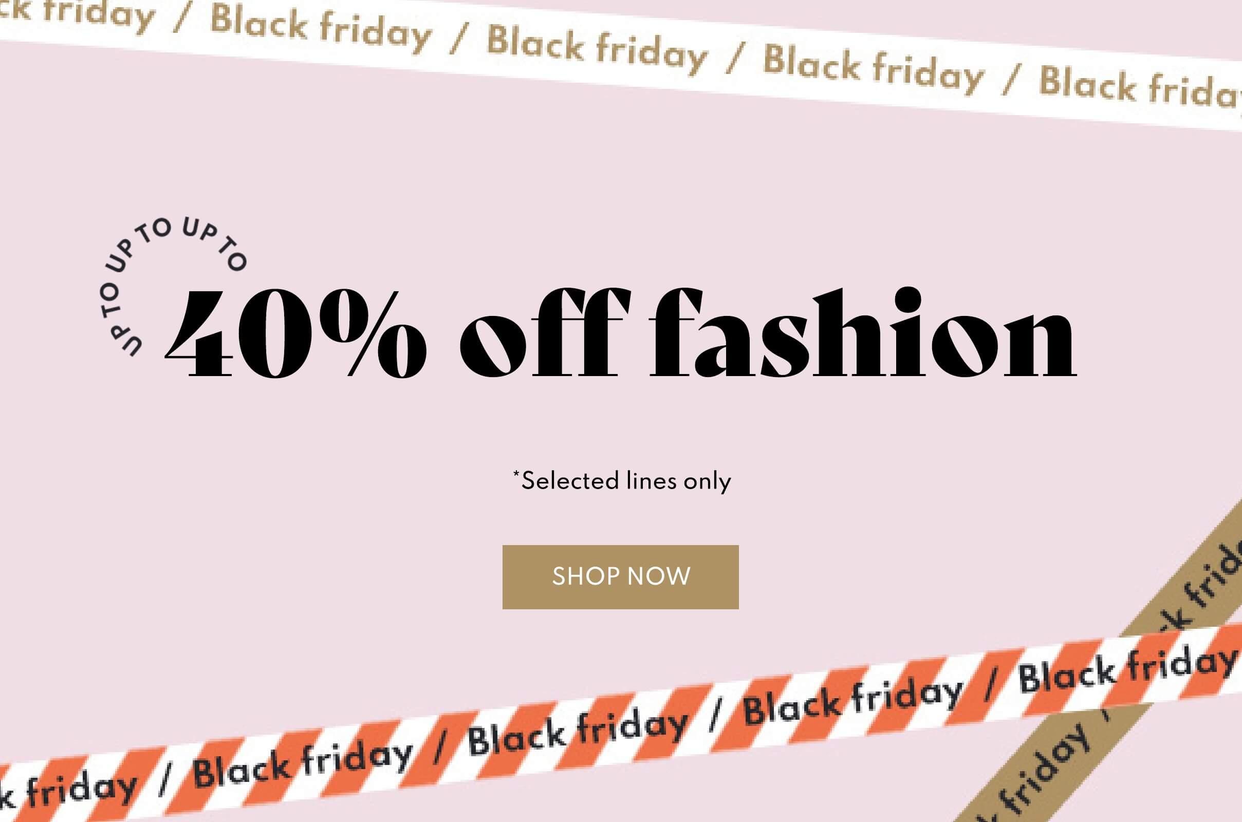 40% off fashion