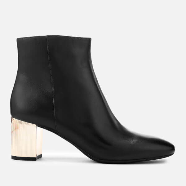 Paloma Leather Heeled Ankle Boots