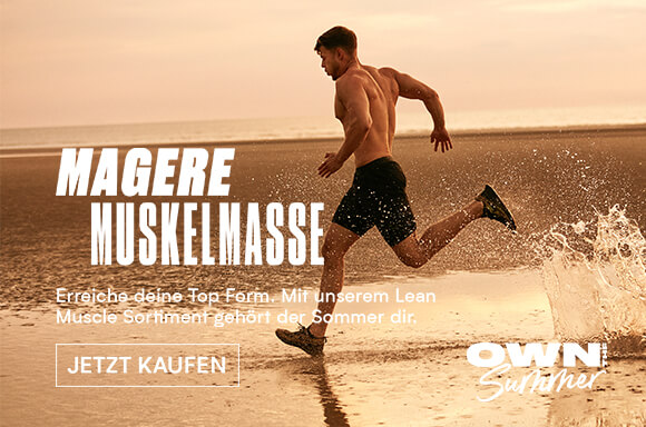Myprotein Summer goals - lean muscle banner