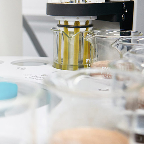 Elektronische neus en tong machine gebruikt om alle myprotein producten te testen