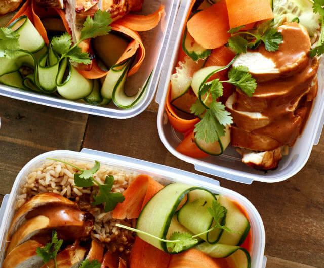 低卡低脂 · 花生酱芝麻鸡