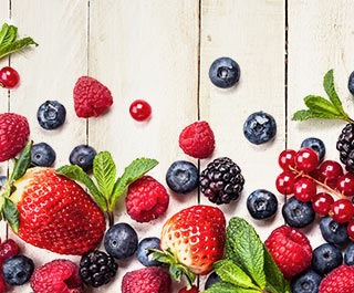 superfood jordbær blåbær hindbær som en del af en sund kost