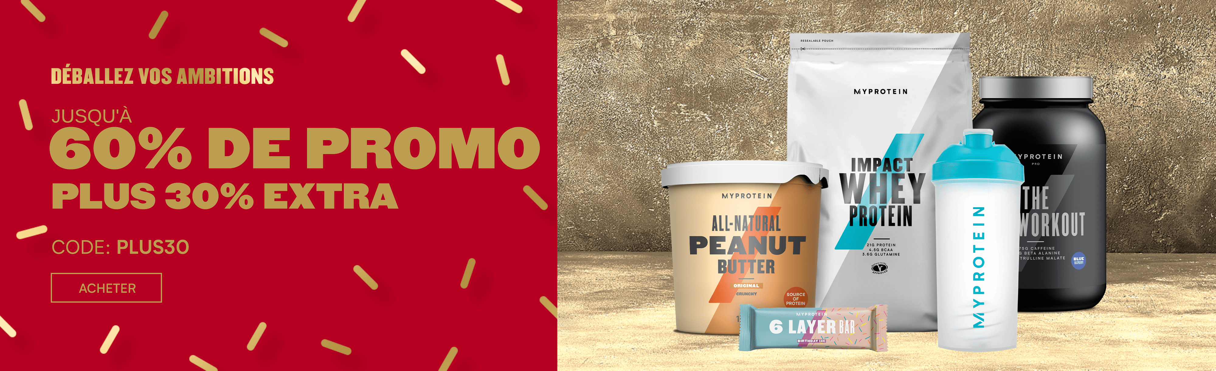 Jusqu'à 60% +25% Extra