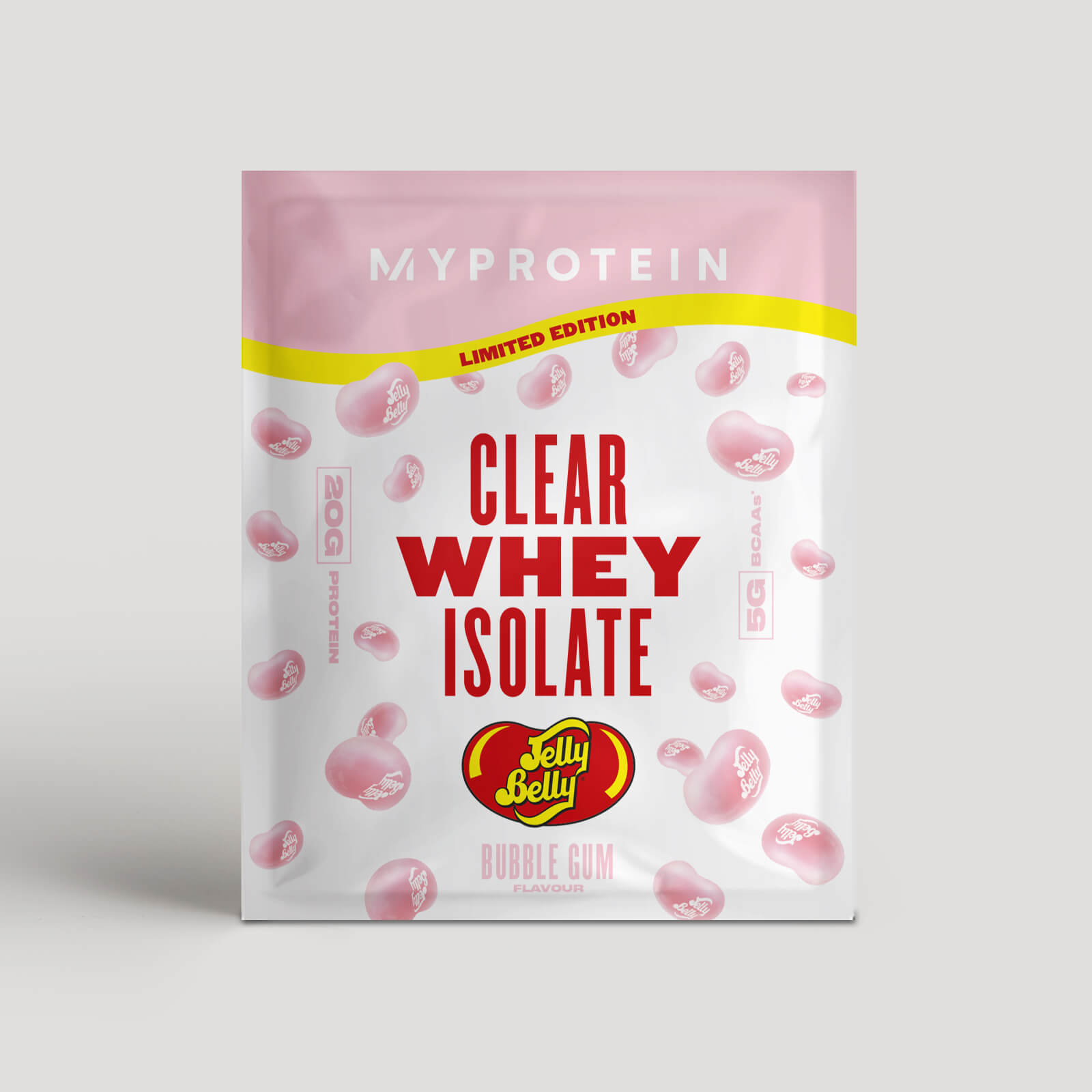 Jelly Belly Bubble Gum Clear Whey Isolate Sample