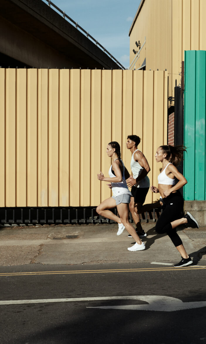 People running