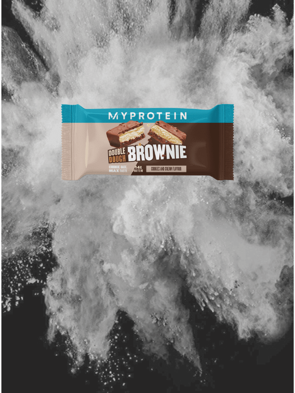 Double Dough Brownie Cookies & Cream