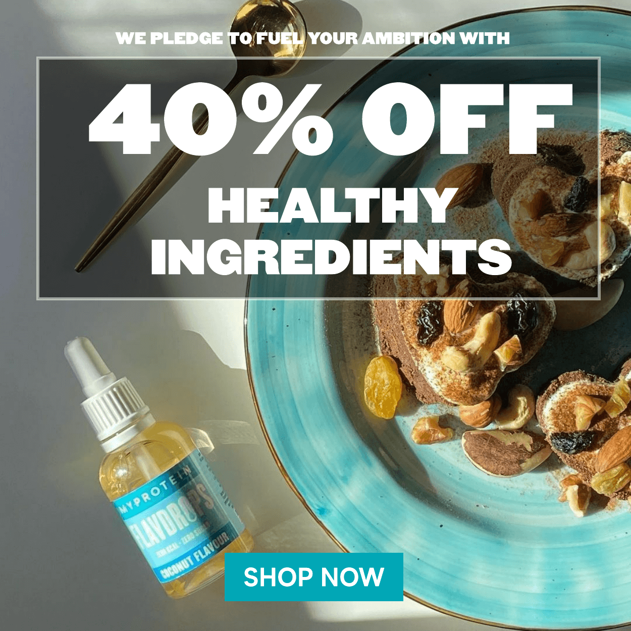 40% off healthy ingredients